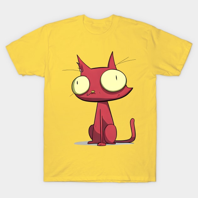 Funny Cat T-Shirt by Calisi
